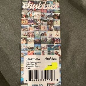 Mens chubbie XXL shorts in gray.